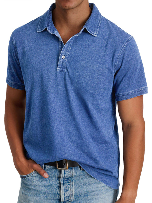 Casual polo with a collar