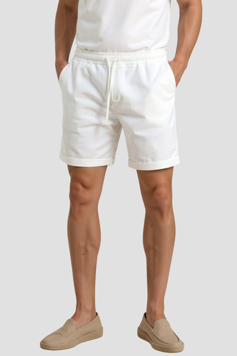 Shorts esportivos respiráveis ​​e confortáveis ​​de algodão Old Money