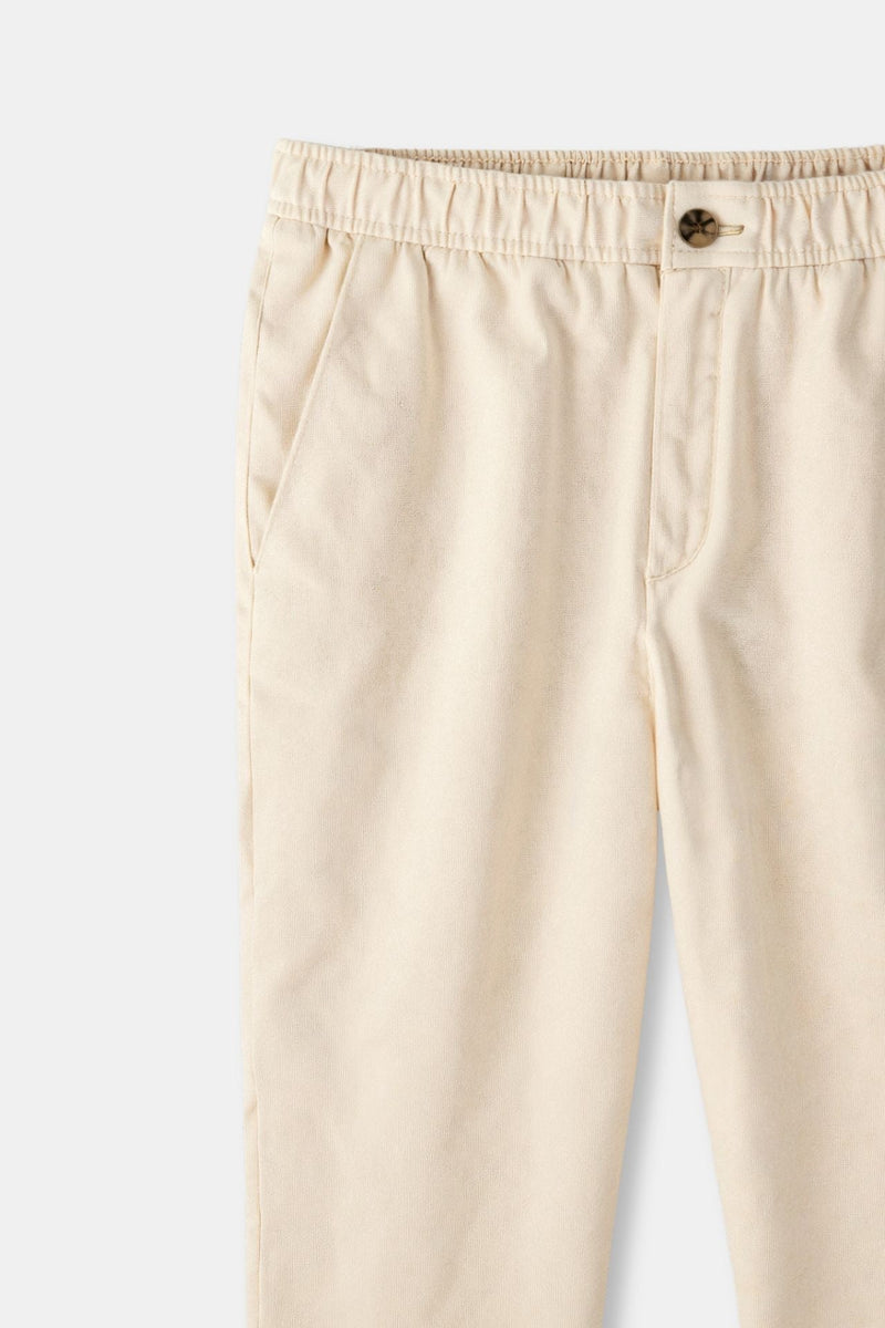 Calças largas de linho Old Money Regular Fit