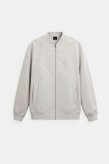 Jaqueta bomber slim fit de luxo silenciosa