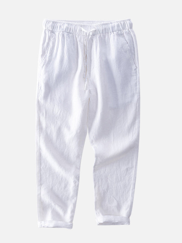 KYLE | DRAWSTRING TROUSERS WITH STRAIGHT LEGS