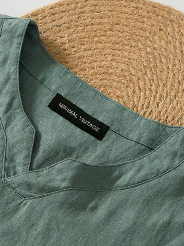 NINO | TIMELESS LINEN SHORT-SLEEVED SHIRT