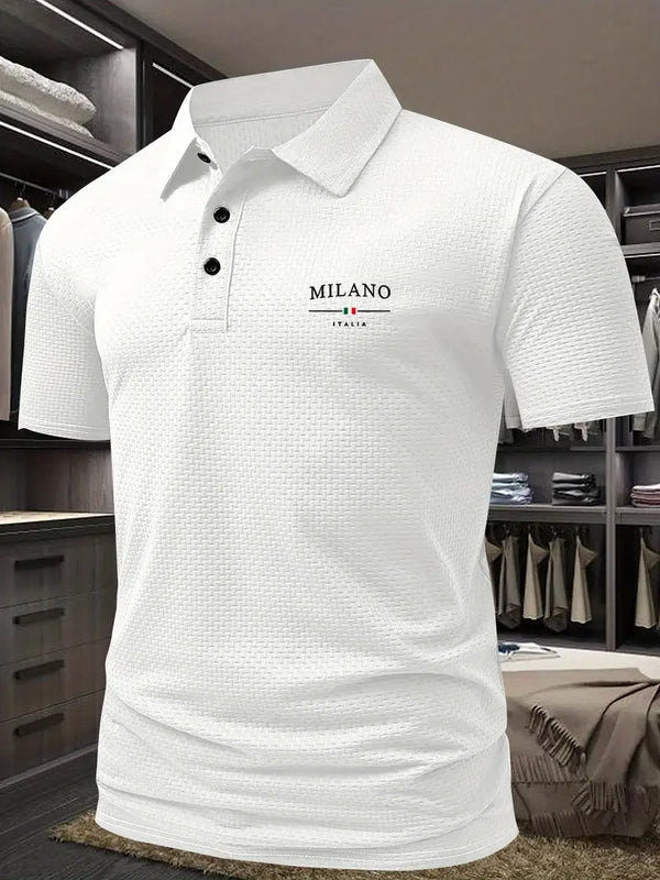Men's Casual Short Sleeve Polo T-shirt