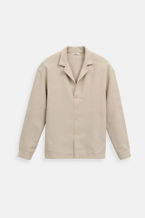 Jaqueta casual versátil masculina Old Money com gola