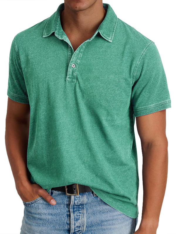Casual polo with a collar