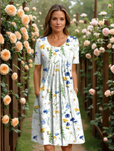 MARGRET | VESTIDO ELEGANTE COM COBERTURA DE BARRIGA