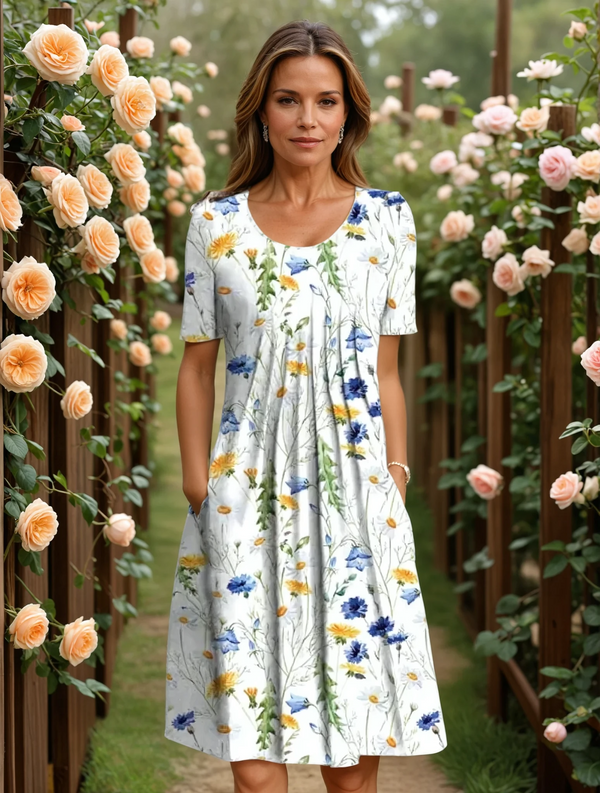 MARGRET | VESTIDO ELEGANTE COM COBERTURA DE BARRIGA