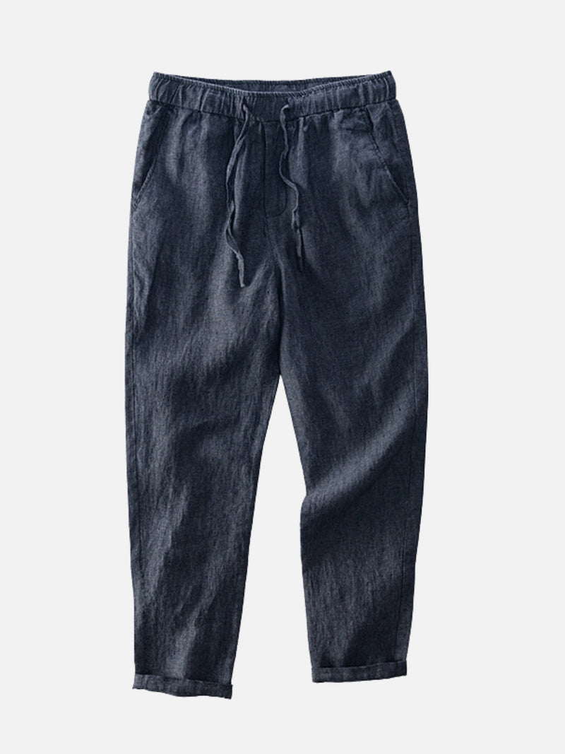 KYLE | DRAWSTRING TROUSERS WITH STRAIGHT LEGS