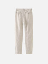 ALF | RETRO LINEN STRAIGHT-LEG TROUSERS