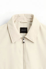 Jaquetas quentes casuais masculinas com gola polo