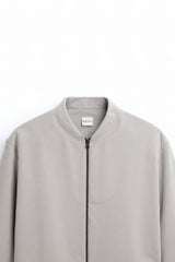 Jaqueta bomber slim fit de luxo silenciosa
