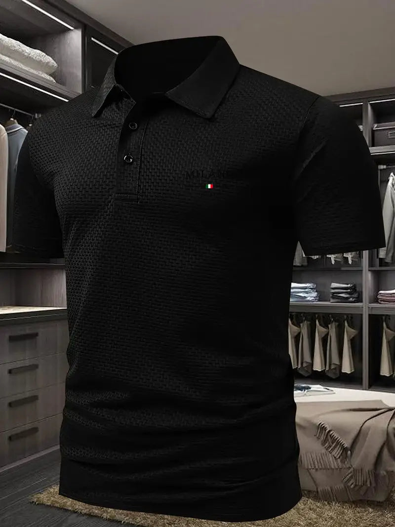 Men's Casual Short Sleeve Polo T-shirt