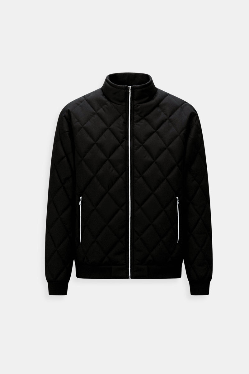Jaqueta masculina elegante de fibra quente casual