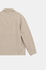 Jaqueta casual versátil masculina Old Money com gola