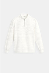 Suéter de malha de viscose de luxo silencioso