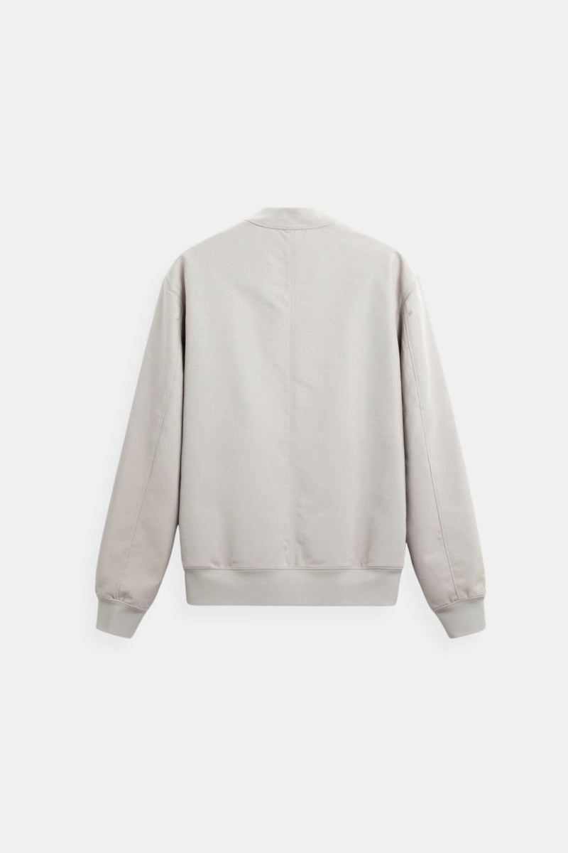 Jaqueta bomber slim fit de luxo silenciosa