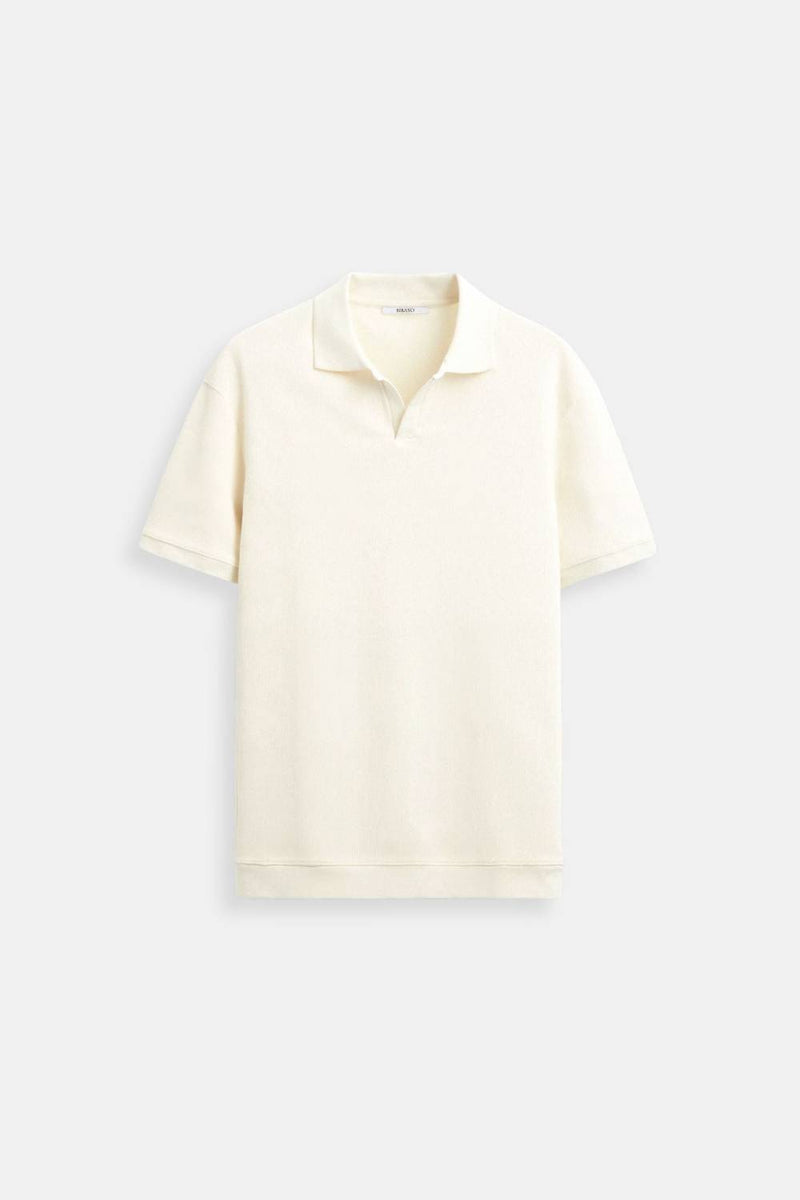 Camiseta polo de lã Old Money Structure