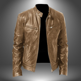 Leather coat