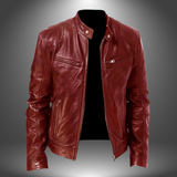 Leather coat