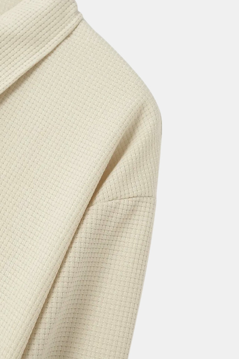 Jaqueta esportiva com gola polo premium
