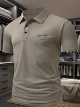 Men's Casual Short Sleeve Polo T-shirt