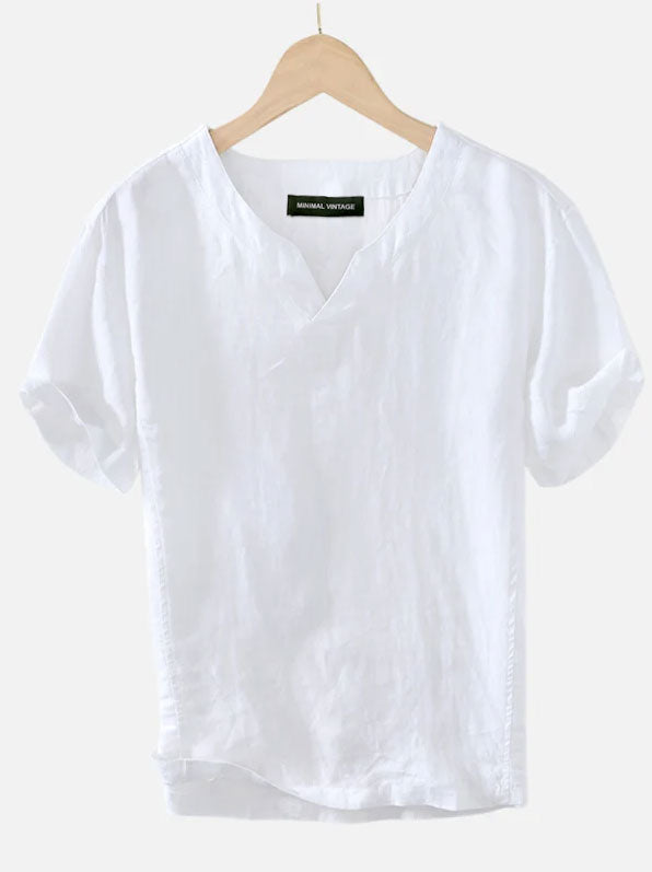 NINO | TIMELESS LINEN SHORT-SLEEVED SHIRT