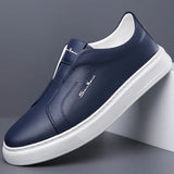 Sapatos de couro sem cadarço
