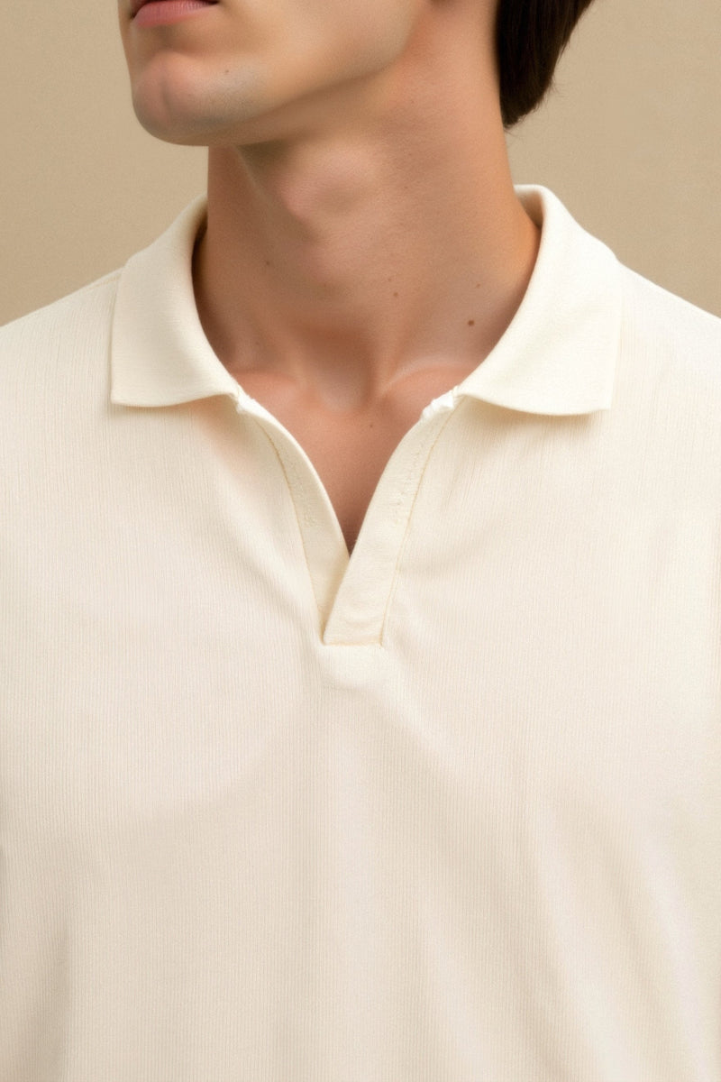 Camiseta polo de lã Old Money Structure