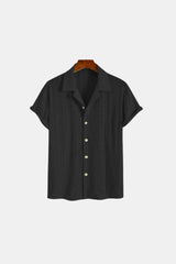 Camisa polo de verão elegante em malha clássica com padrão Old Money 