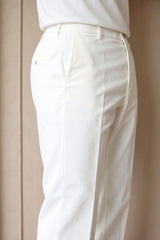 Calça Chino Smart Luxury Regular Fit até o tornozelo