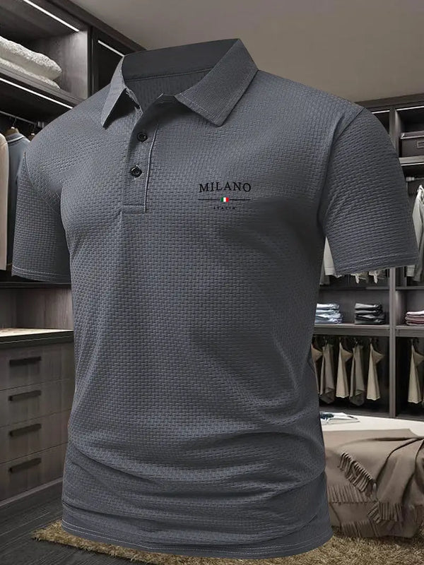 Men's Casual Short Sleeve Polo T-shirt