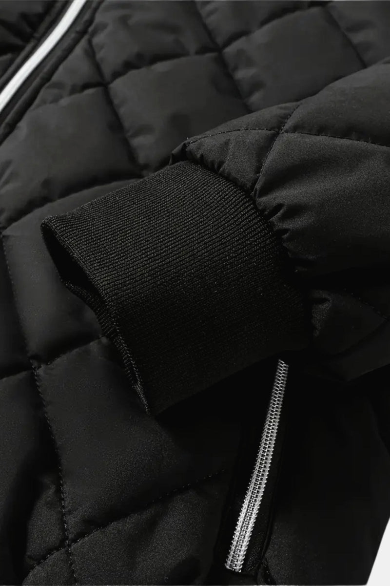 Jaqueta masculina elegante de fibra quente casual
