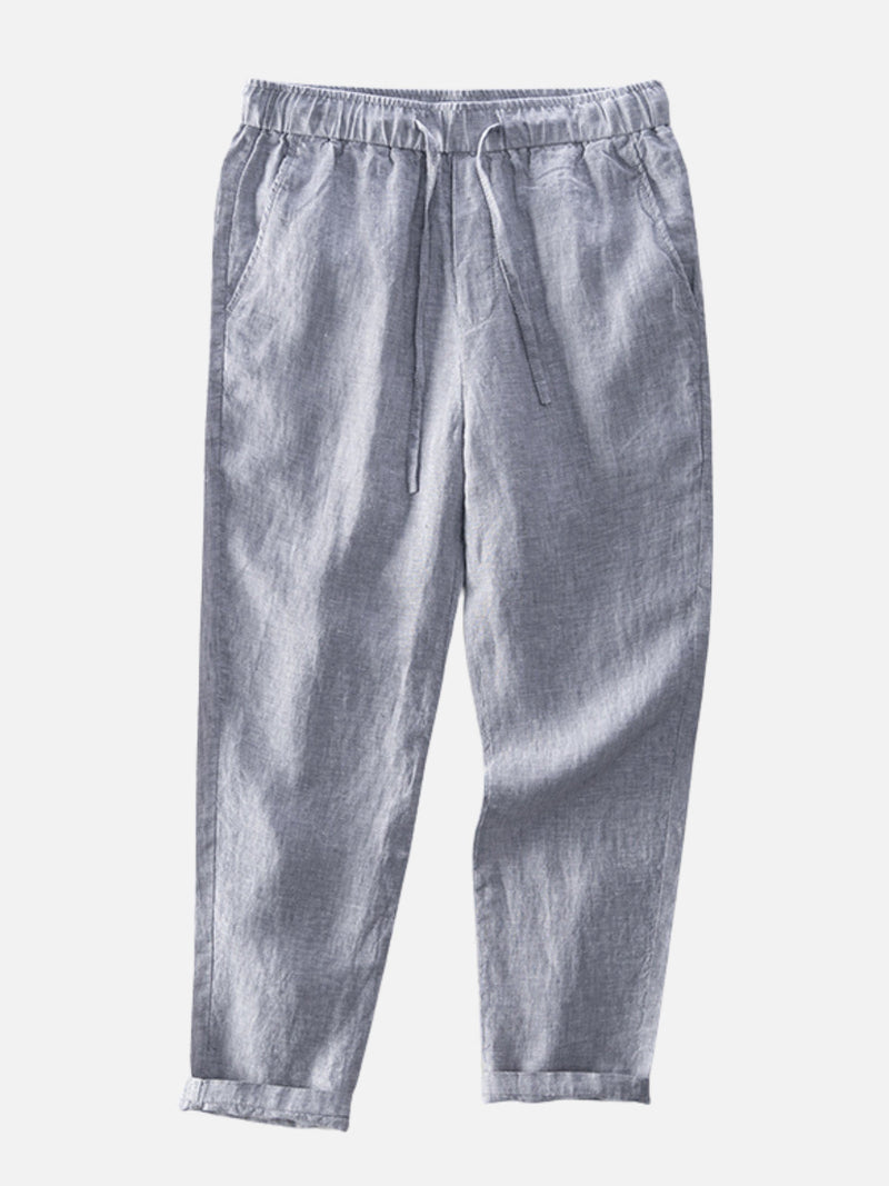 KYLE | DRAWSTRING TROUSERS WITH STRAIGHT LEGS
