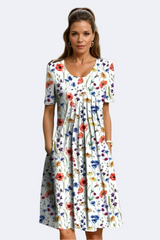 MARGRET | VESTIDO ELEGANTE COM COBERTURA DE BARRIGA