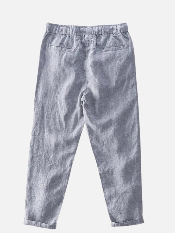 KYLE | DRAWSTRING TROUSERS WITH STRAIGHT LEGS