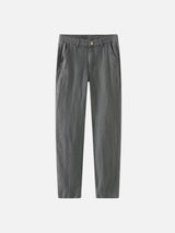 ALF | RETRO LINEN STRAIGHT-LEG TROUSERS