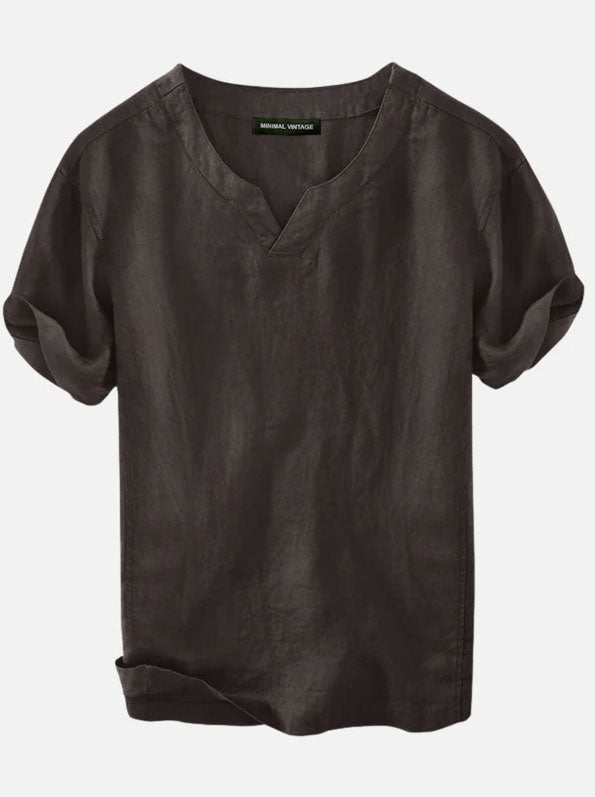 NINO | TIMELESS LINEN SHORT-SLEEVED SHIRT