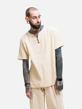 MERO | JAPANESE COTTON V-NECK T-SHIRT