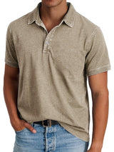 Casual polo with a collar