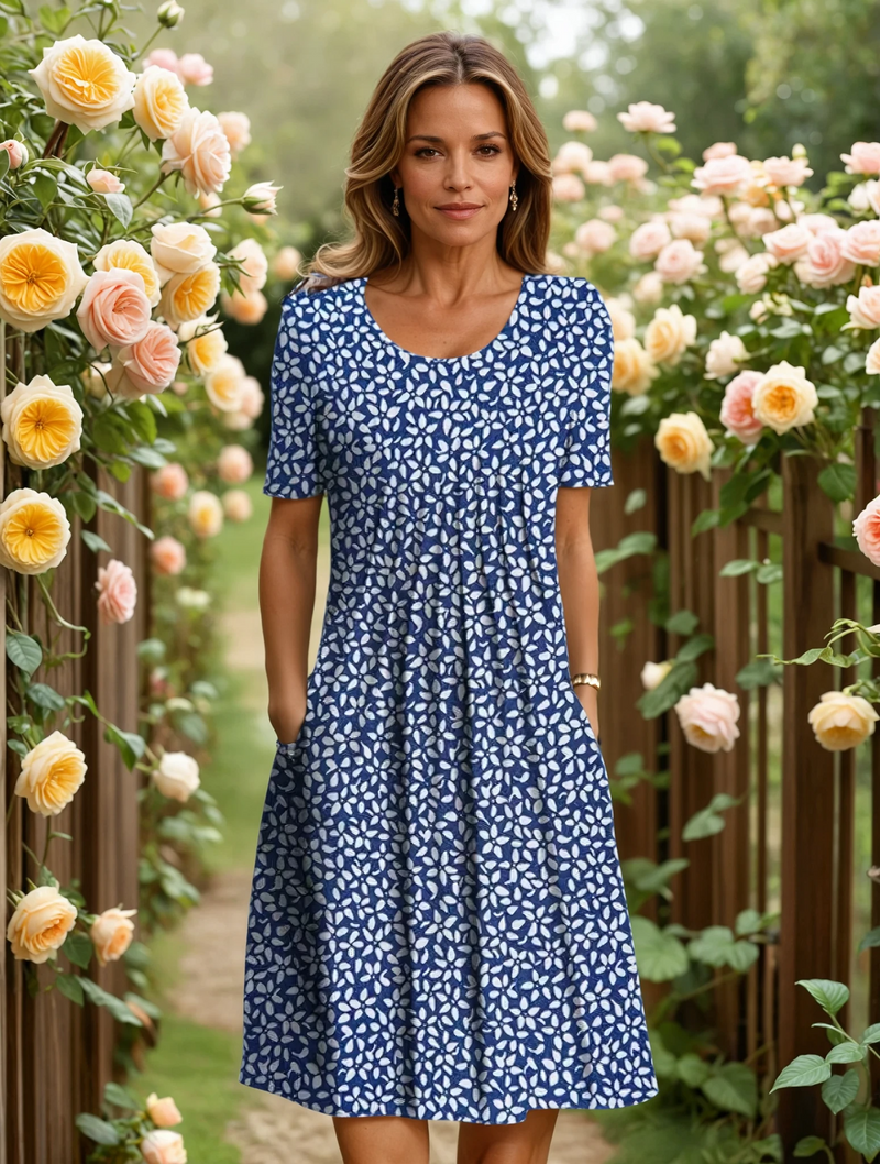 MARGRET | VESTIDO ELEGANTE COM COBERTURA DE BARRIGA