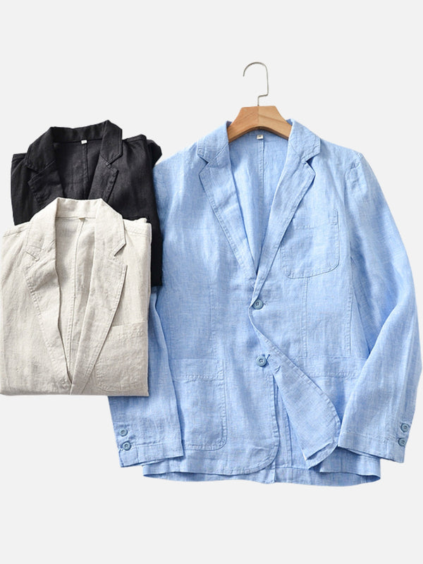 CAPRI | RELAXED FIT LINEN CASUAL BLAZER