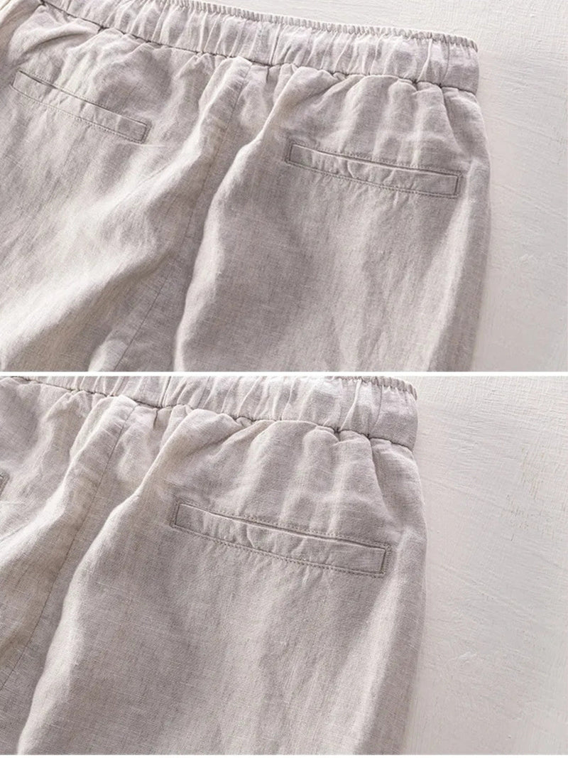 KYLE | DRAWSTRING TROUSERS WITH STRAIGHT LEGS
