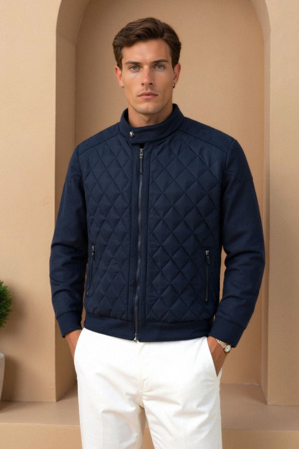 Jaqueta acolchoada clássica masculina premium