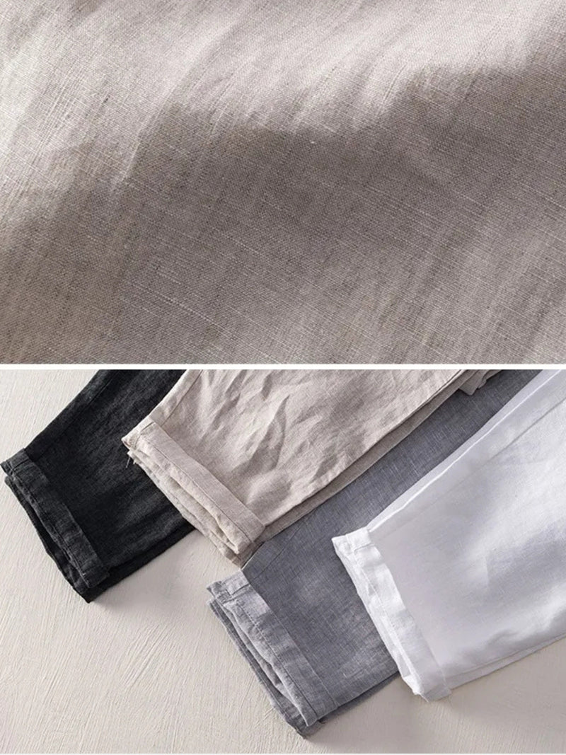 KYLE | DRAWSTRING TROUSERS WITH STRAIGHT LEGS