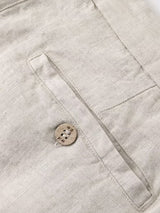 ALF | RETRO LINEN STRAIGHT-LEG TROUSERS