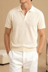 Camiseta polo de lã Old Money Structure