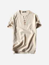 MERO | JAPANESE COTTON V-NECK T-SHIRT