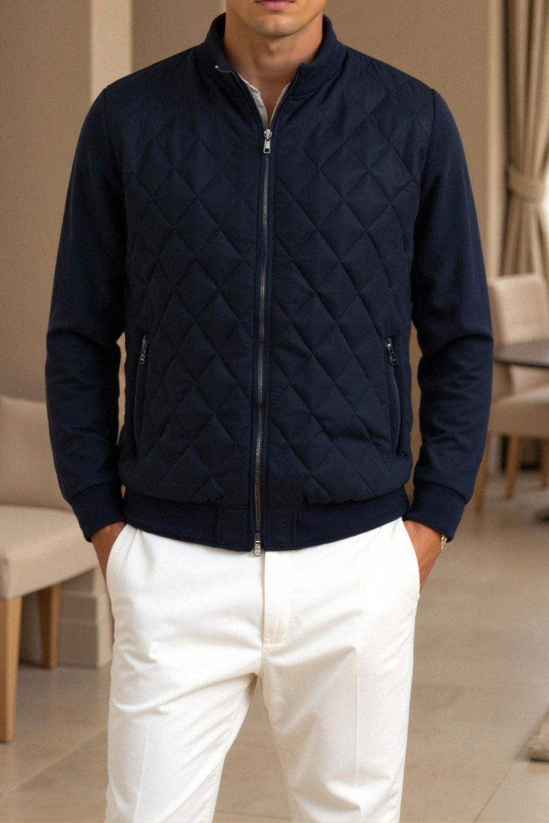 Jaqueta acolchoada clássica masculina premium