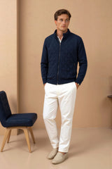 Jaqueta acolchoada clássica masculina premium