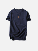 MERO | JAPANESE COTTON V-NECK T-SHIRT